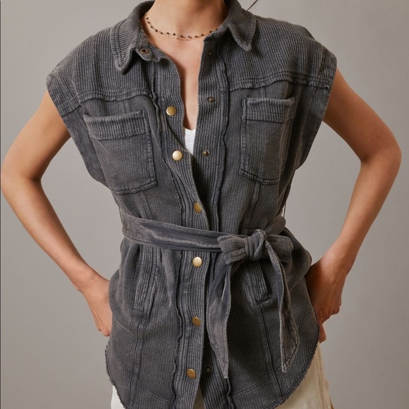 Anthropologie Jackets & Blazers - 🆕 Anthropologie pilcro belted vest